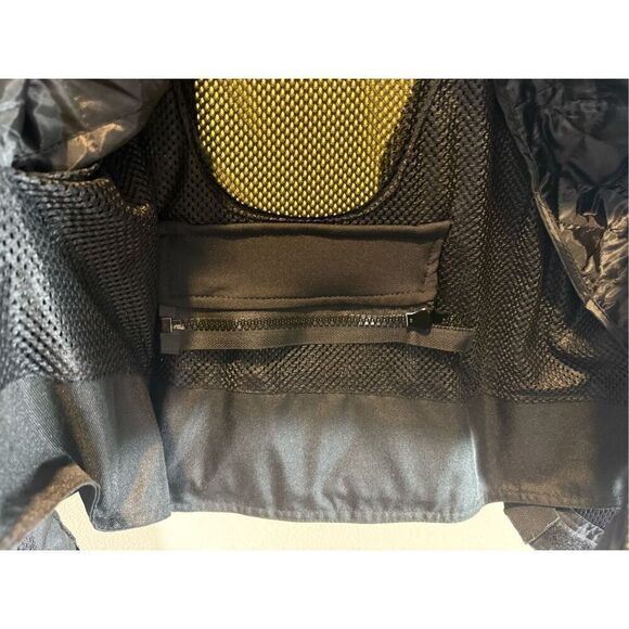 Xelement Advanced Motorcycle Gear Black Jacket Nylon Mesh Padded & Zipout Liner - Picture 12 of 16